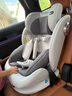 貝倍適兒童安全座椅汽車通用0-4-12歲寶寶嬰兒旋轉(zhuǎn)車載isofix便攜坐椅 尊享灰（硬接口+上拉帶+側(cè)防） 曬單實(shí)拍圖