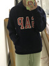 蓋璞男女童2025秋季新款Logo膠印抓絨套頭連帽衫兒童裝衛(wèi)衣829299 海軍藍 160 cm(14-15歲) 亞洲尺碼 曬單實拍圖