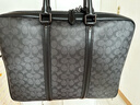 蔻馳（COACH）新款男士經(jīng)典標志METROPOLITAN公事包公文包大容量男包 木炭灰色 曬單實(shí)拍圖