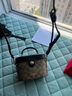 蔻馳（COACH）女包 KAY CROSSBODY 盒子包單肩斜挎手提包七夕情人節(jié)送女生禮物 卡其配黑色78277IMCBI 曬單實(shí)拍圖