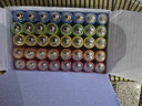 米家5號(hào)堿性電池 40粒 高性價(jià)比 彩虹色外觀 大數(shù)量包裝 曬單實(shí)拍圖