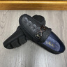 DCK皮鞋男鞋夏季新款軟底一腳蹬豆豆鞋男開車鞋英倫商務(wù)正裝鞋子男 黑色 【標(biāo)準(zhǔn)皮鞋碼】 41 (255mm) 曬單實(shí)拍圖