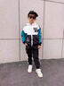 貝孩趣兒童裝男童春裝套裝秋冬款學(xué)生運動(dòng)男孩中大童衣服加絨加厚兩件套 白色 140 碼(建議身高125-135厘米) 曬單實(shí)拍圖