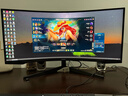 三星（SAMSUNG）34英寸準4K 165HZ帶魚(yú)屏 電競顯示器 1000R曲面 三面窄邊框電腦屏幕HDR10 2025款 玄龍騎士G5 C34G55TWWB 曬單實(shí)拍圖