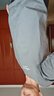 羅蒙（ROMON）長(cháng)袖T恤男士純棉秋季寬松純色打底衫圓領(lǐng)休閑上衣2313 深灰色 XL 曬單實(shí)拍圖