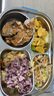 美廚（maxcook）304不銹鋼飯盒微波爐飯盒4格保溫學生飯盒配餐具1.6L隨機MCFT5548 曬單實拍圖