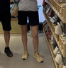 優(yōu)衣庫男裝女裝高彈力休閑短褲寬松休閑運動褲起居褲可外穿475827 09 黑色 XS /160/85 曬單實拍圖