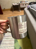 無(wú)印良品（MUJI）不銹鋼雙層馬克杯 大容量男女辦公學(xué)生水杯茶杯咖啡杯 銀色 490ml 曬單實(shí)拍圖