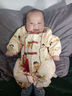 G.DUCKKIDS嬰兒漢服連體衣春裝中國風(fēng)唐裝男女寶寶周歲禮服百天抓周秋 男寶 66 建議3-6個(gè)月cm 曬單實(shí)拍圖