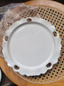 佳億廚連輕奢陶瓷牛排西餐盤(pán)家用菜盤(pán)甜品壽司盤(pán)復古創(chuàng  )意浮雕盤(pán)水果點(diǎn)心盤(pán) 10.3英寸陶瓷圓盤(pán) 曬單實(shí)拍圖