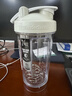 Blender Bottle 搖搖杯運動(dòng)水壺健身水杯 蛋白粉攪拌球奶男士女生大容量塑料杯子 24oz白色710ml 0 曬單實(shí)拍圖