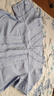 茵曼純棉鏤空刺繡V領(lǐng)襯衣2025夏季女裝新款顯瘦泡泡袖上衣 迷霧藍 M 曬單實(shí)拍圖