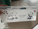 得力（deli）熊貓學生文房書法套裝文房四寶毛筆硯臺書法工具開學禮物初學者入門臨摹工具箱收納箱 18件套 曬單實拍圖