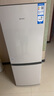 海爾（Haier）冰箱出品雙開(kāi)門(mén)二門(mén)177升冰箱家用小型冰箱租房省電不占地冷藏冷凍兩用統(tǒng)帥家用小冰箱 以舊換新 177升雙門(mén)冰箱節(jié)能省電 兩天約用1度電 曬單實(shí)拍圖