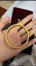 周大生足銀手鐲花絲琺瑯手鐲新中式國風(fēng)送女友老婆媽媽生日七夕禮物 58圈口 花絲琺瑯手鐲 約15g 曬單實(shí)拍圖