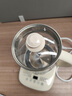 九陽(yáng)（Joyoung）0膠水養生壺 1.5L煮茶器 玻璃花茶壺 316不銹鋼燒水壺電熱水壺 WY301 曬單實(shí)拍圖