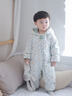 歐孕嬰兒羽絨服連體衣冬季寶寶保暖秋冬裝白鴨絨哈衣爬服外出衣服 甜點茶會【保暖90白鴨絨】 90 cm 曬單實拍圖