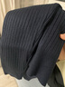 森馬（Semir）毛衣女冬季短款半開(kāi)襟刺繡修身套頭衫女生風(fēng)顯瘦上衣107724107001 曬單實(shí)拍圖