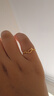 老鳳祥蛇年本命年黃金戒指女足金靈蛇戒指結婚紀念日禮物送女友老婆 【京速達】足金轉(zhuǎn)運小靈蛇戒指 曬單實拍圖