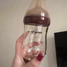 世喜新生兒防脹氣奶瓶0-6個(gè)月以上嬰兒仿母乳奶嘴玻璃禮盒160ml+240ml 曬單實(shí)拍圖