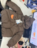 迷你巴拉[三防]迷你巴拉巴拉男女童羽絨服寶寶可愛(ài)造型連帽外套2025冬新品 咖啡50892 【三防高標絨】 100 【59g】 曬單實(shí)拍圖