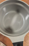 北鼎（Buydeem）奶鍋湯鍋寶寶輔食鍋小煮鍋0氟陶瓷油月瓷不粘奶鍋18cm小鵝黃 曬單實(shí)拍圖