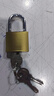 罕碼 仿銅短梁掛鎖(不同花) 寬32mm 一字鎖芯加粗鎖梁堅固抗暴防盜防撬防水鎖具宿舍柜門(mén)小掛鎖 曬單實(shí)拍圖