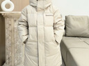 波司登（BOSIDENG）25新款羽絨服男女兒童中長(zhǎng)款5A抗菌4防連帽加厚外套T250246914DS 【店長(zhǎng)推薦】燕麥色|7185 165 /84A 約 155-165cm 54kg 曬單實(shí)拍圖