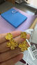 金啟順999足金繁花黃金耳環(huán)花開富貴足金花朵耳墜婚慶女款黃金耳釘首飾 一對(duì)  足金花開富貴【金重約6g】 曬單實(shí)拍圖