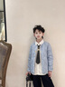 雅鹿2025新款洋氣兒童羽絨內(nèi)膽男童女童中大童學(xué)生輕薄羽絨服內(nèi)膽內(nèi)穿 天藍(lán)色 140 曬單實(shí)拍圖