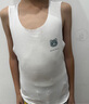 浪莎（LangSha）兒童背心男童薄款莫代爾寶寶背心T恤小孩內衣打底衫2件裝 小熊150 曬單實(shí)拍圖