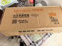 特美居（temeiju）一次性飯盒長方形透明塑料快餐盒加厚帶蓋打包盒餐具50套裝1000型 曬單實(shí)拍圖