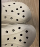 crocs卡駱馳洞洞鞋貝雅男鞋女鞋輕便耐磨一腳蹬拖鞋休閑鞋|10126 卵石色-2V3 43 (270mm) 曬單實(shí)拍圖
