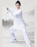 李寧（LI-NING）太極練功服男女八段錦太極拳新款套裝高端中國棉麻風(fēng)武術(shù)表演服 曬單實(shí)拍圖