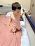 迪士尼寶寶女童國風(fēng)套裝2025新款夏季兒童新中式馬甲背心短褲寶寶兩件套唐裝 粉色唐裝 80 建議75-85cm9-12月 曬單實(shí)拍圖
