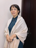 恒源祥100%純羊毛披肩女士秋冬保暖加厚外搭女生圍巾兩用送媽媽生日禮物 曬單實拍圖