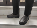 富貴鳥（FUGUINIAO）富貴鳥皮鞋男商務(wù)休閑鞋男鞋英倫男士正裝鞋男開車鞋子男爸爸鞋QC 黑色FG48240180 41 曬單實拍圖
