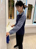 德景天保潔工作服長(zhǎng)袖秋冬裝酒店客房PA服務(wù)員女物業(yè)家政阿姨清潔工套裝 【單上衣】綠色 4XL 曬單實(shí)拍圖