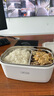 JIEXG電熱飯盒 加熱便當(dāng)盒加熱飯盒保溫便攜飯盒 免注水 上班族帶飯神器 可拆洗 1.5L 帶餐具【304不銹鋼內(nèi)膽】 曬單實(shí)拍圖