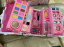 奧智嘉兒童化妝品玩具女孩生日禮物彩妝化妝盒口紅指甲油公主過(guò)家家套裝 曬單實(shí)拍圖