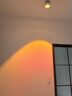 鯨與光 夕陽(yáng)落日燈日不落射燈嵌入式玄關(guān)裝飾壁畫(huà)燈走廊洗墻燈 白色明裝夕陽(yáng)燈-夕陽(yáng)紅10瓦 曬單實(shí)拍圖