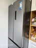 美的（Midea）417法式多門(mén)四開(kāi)門(mén)60cm超薄零嵌入式雙變頻小戶(hù)型無(wú)霜電冰箱 MR-417WFPE 流蘇銀 家電國家補貼20% 曬單實(shí)拍圖