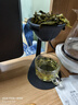 礦石無孔茶漏一體公道杯咖啡過濾器漏斗茶具配件陶瓷茶濾泡茶專用 鐵架+無孔茶漏套裝 曬單實拍圖