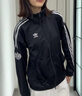 adidas休閑簡約三條紋梭織立領(lǐng)夾克外套男裝秋季阿迪達斯三葉草   黑色 (偏小，推薦買大1碼)   L 曬單實拍圖