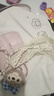 葉余艾米兔女包2025新款可愛(ài)洋氣小眾時(shí)尚簡(jiǎn)約通勤質(zhì)感百搭單肩雙肩包 白配粉帶絲帶+彩繩+小貓頭 曬單實(shí)拍圖