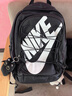 耐克（NIKE）男女雙肩包背包 大容量旅行包電腦書(shū)包休閑包DV1296-010 黑白 曬單實(shí)拍圖
