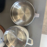 沃德百惠（WORTHBUY）304不銹鋼飯盒上班族便攜大容量學(xué)生日式多層分隔型便當盒快餐杯 米色飯盒 曬單實(shí)拍圖