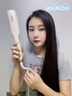 奧克斯（AUX）直發(fā)夾板女士不傷發(fā)理發(fā)店專用直板夾夾發(fā)板負(fù)離子直發(fā)器卷發(fā)直發(fā)兩用棒拉直器熨板直發(fā)男士卷發(fā)棒 輕奢白【沙龍級+2300W負(fù)離子】 45mm 曬單實拍圖