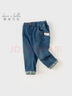 戴維貝拉（DAVE＆BELLA）兒童牛仔褲寶寶童裝休閑男童長(cháng)褲洋氣小童褲子春裝新款童褲 牛仔藍【現貨】 110 cm（建議身高100-110cm） 曬單實(shí)拍圖