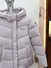 波司登（BOSIDENG）25新款冬季羽絨服女短款連帽加厚90絨百搭保暖外套B250245128 淡丁香紫6113-趨勢推薦 S 160/88A 體重約100-110斤 曬單實(shí)拍圖